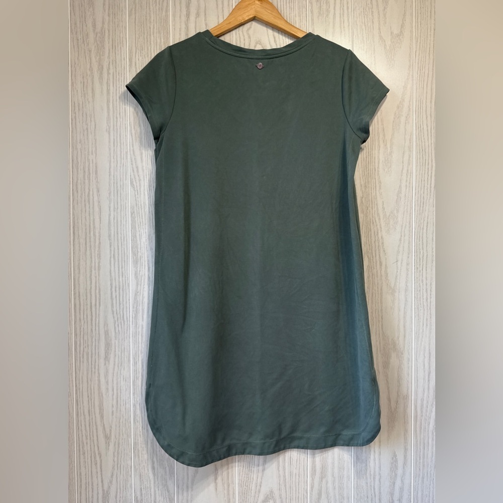 Calia by Carrie Underwood Green Cap Sleeve Tunic Dress Size L - Picture 4 of 4